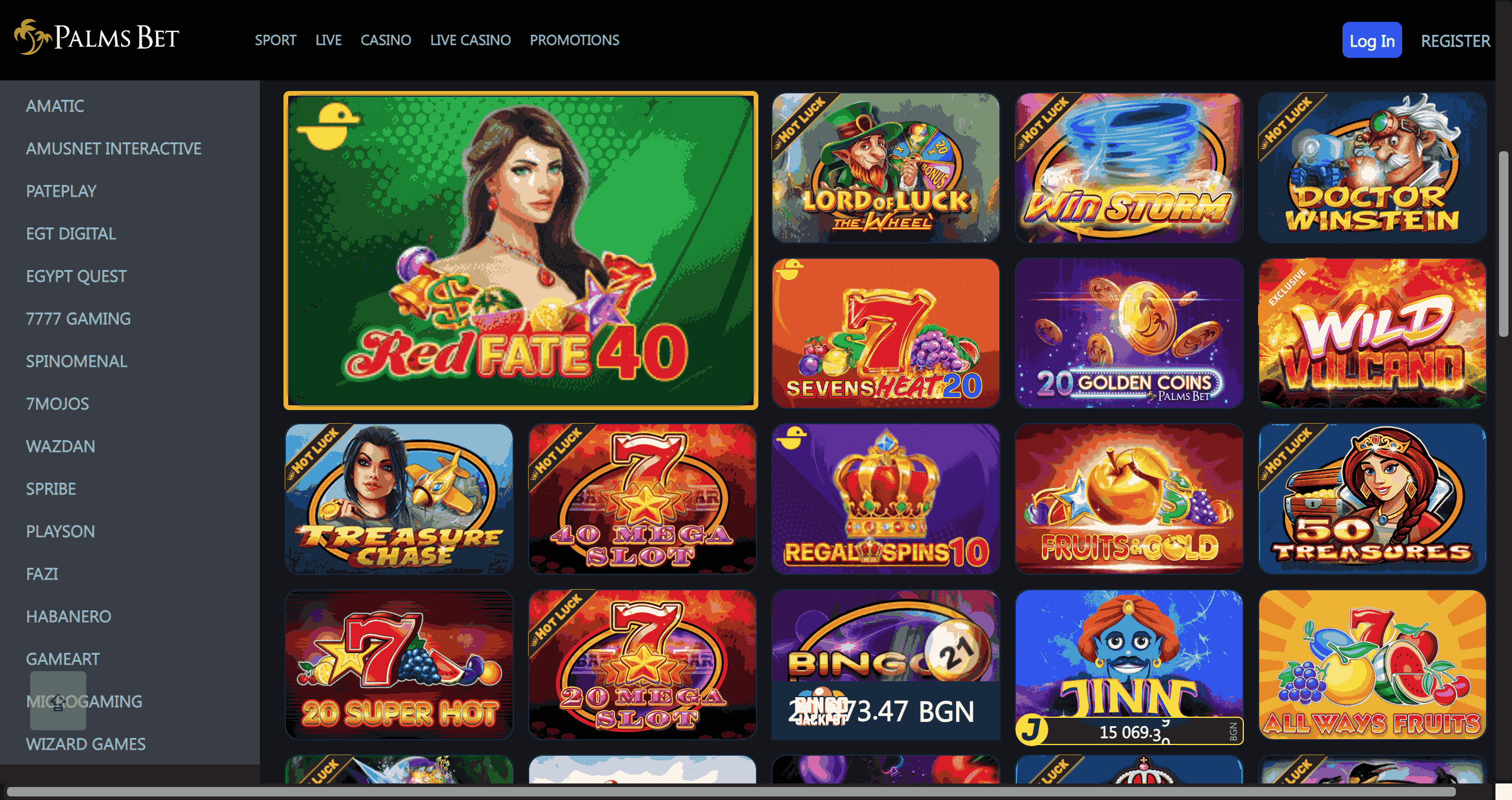 Palms Bet Casino Site - 2