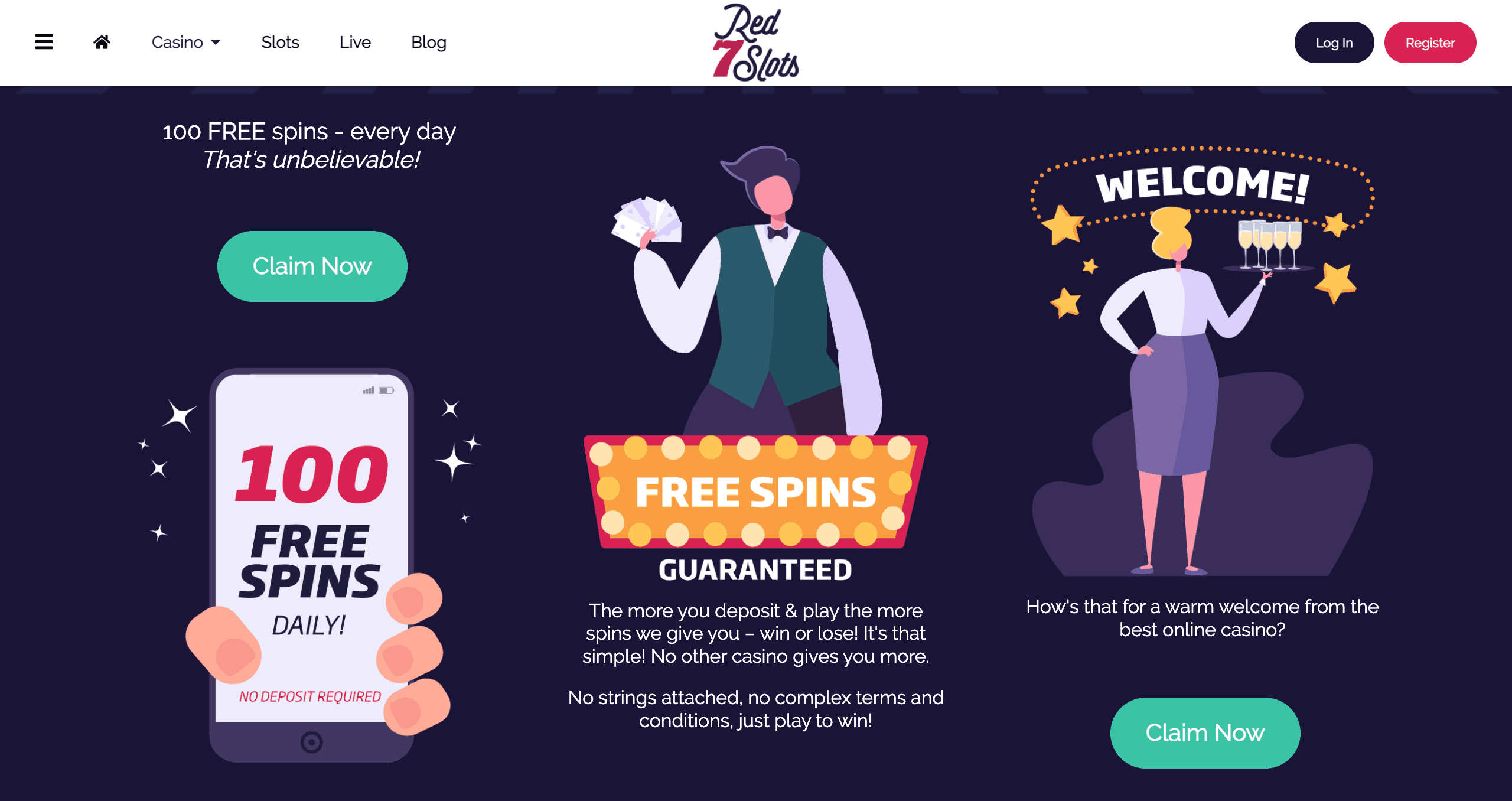 Red7Slots Casino Site - 3