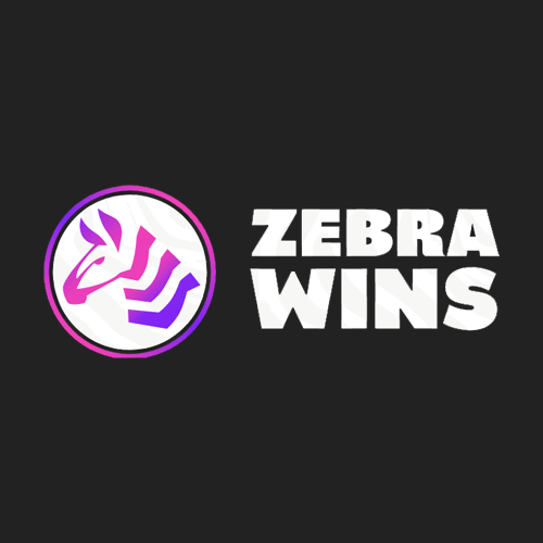 Zebra Wins Casino Black Logo