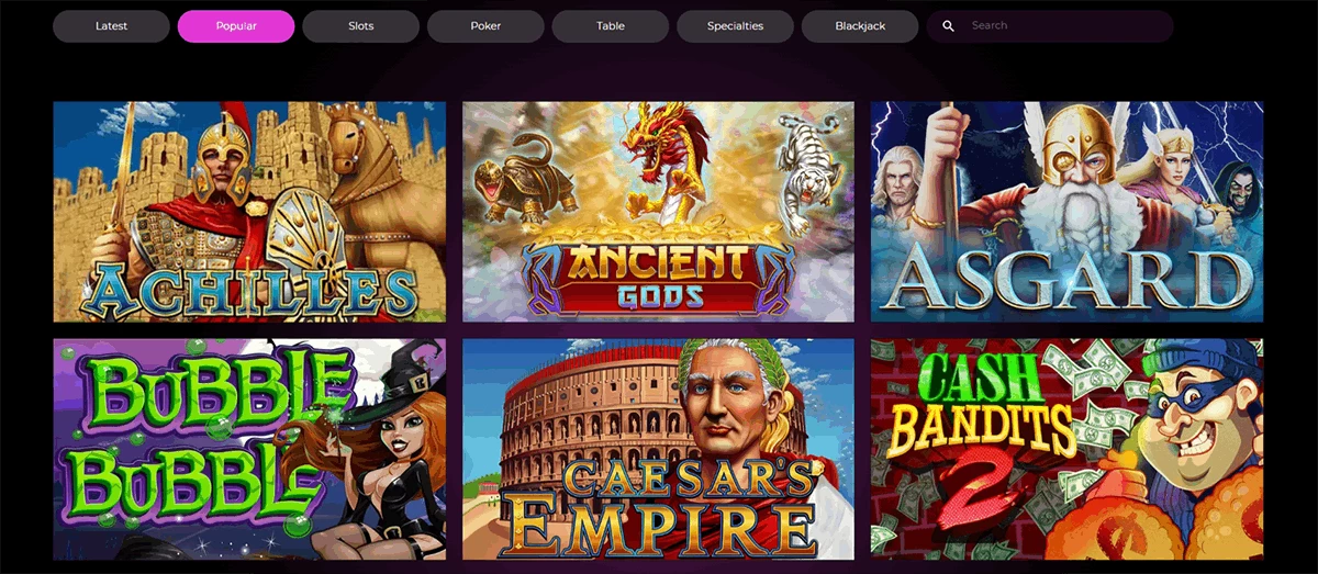 El Royale Casino Popular Games