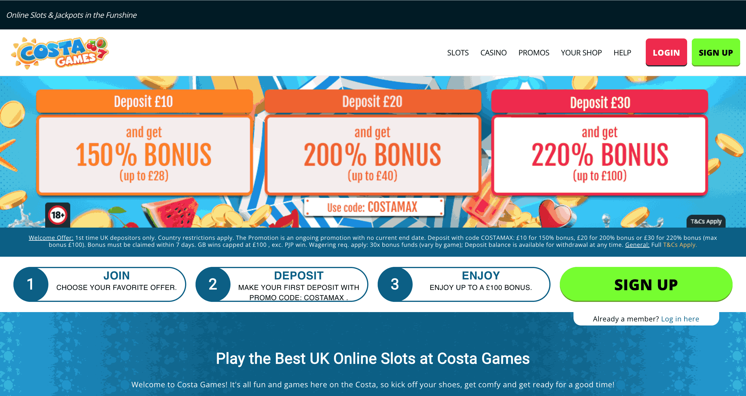 Costa Games Review - 1
