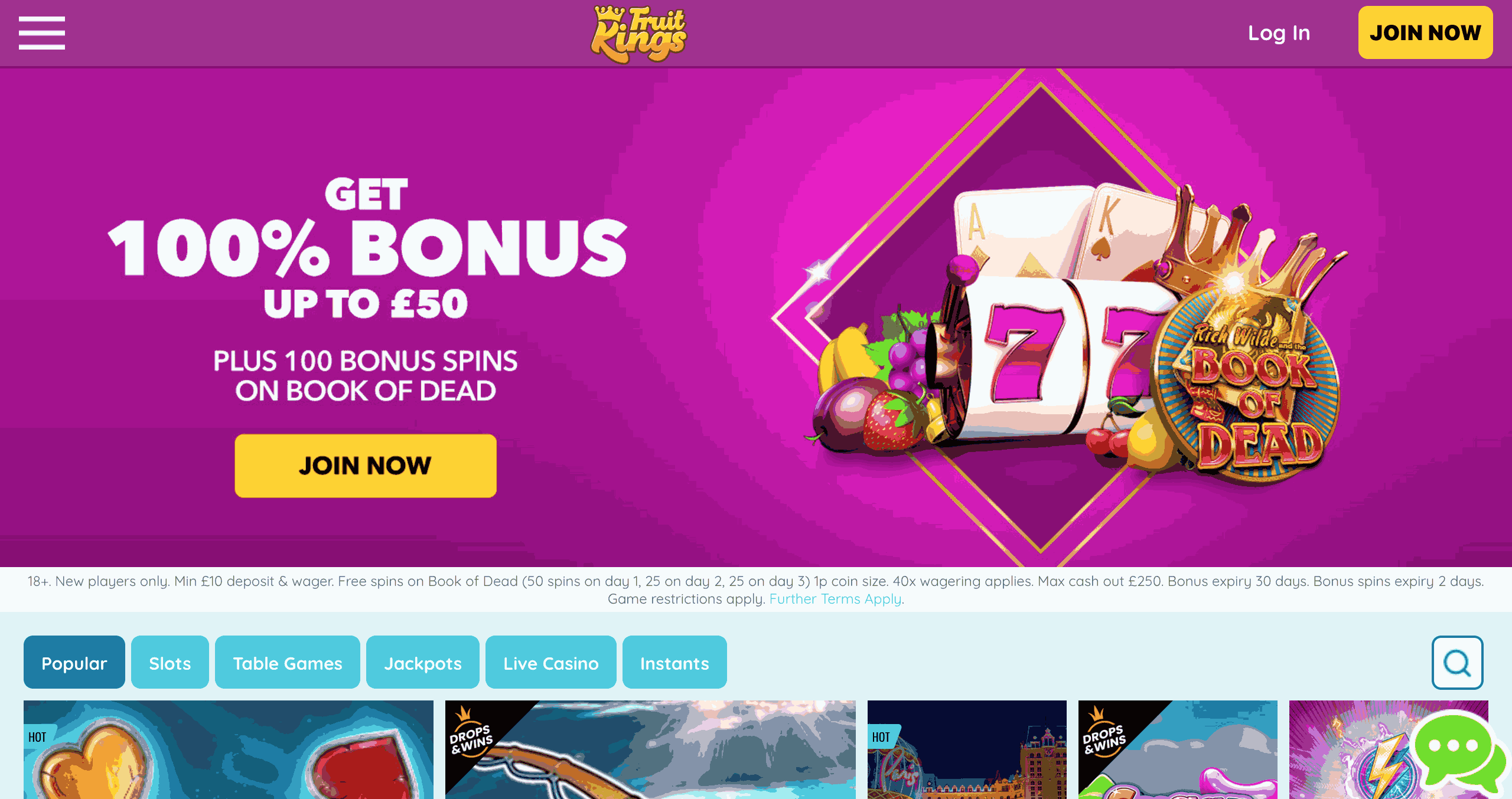Fruitkings Casino Review - 1