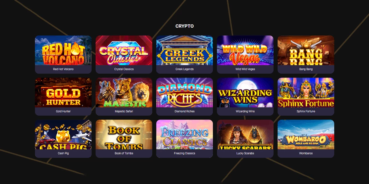 Captains Bet Casino Crypto Games