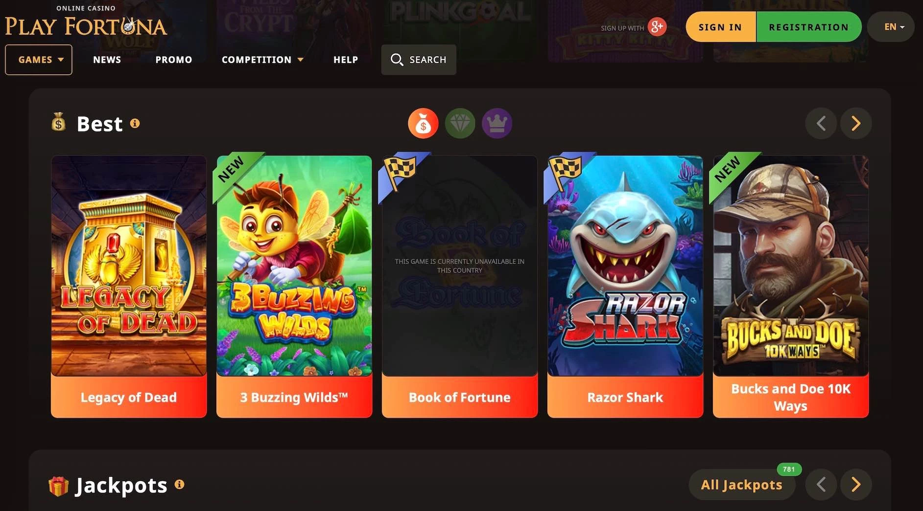 Play Fortuna Casino Review Best Games