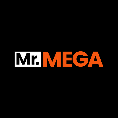 Mr Mega Casino Black Logo