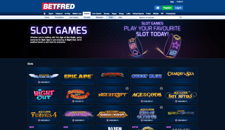 Betfred Casino - Site 2