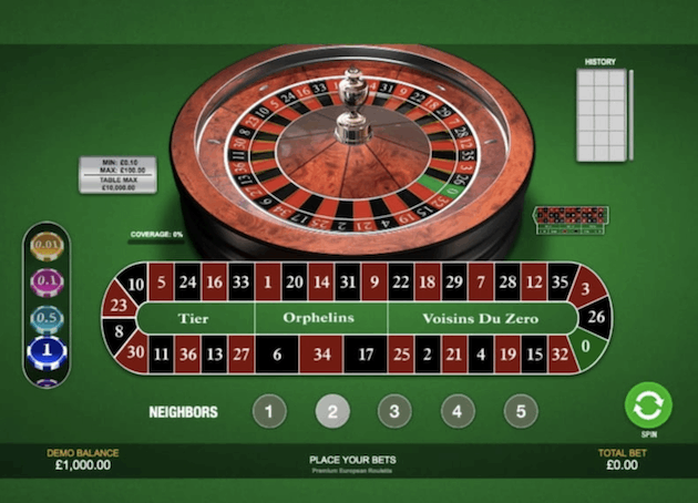 European Roulette by Playtech - table