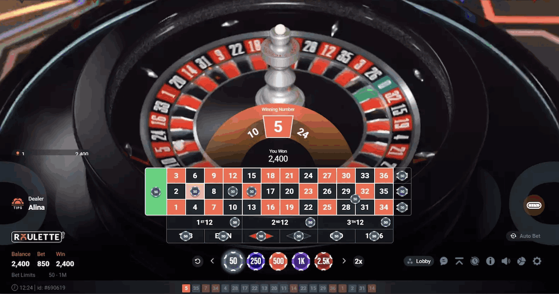 Live Roulette by PopOk Gaming - 3