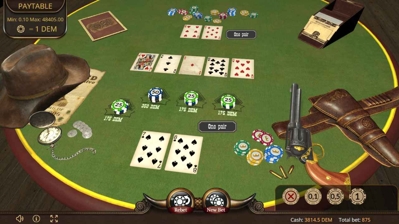 Texas Holdem Poker 3D by Evoplay - Table