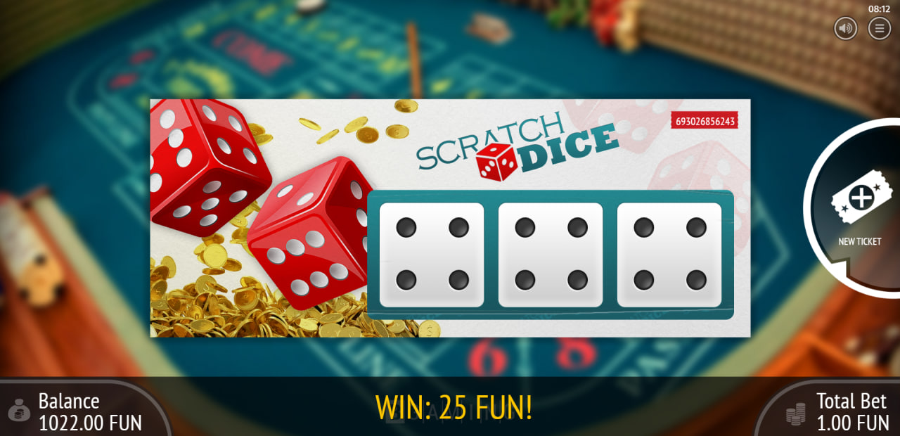 Scratch Dice by BGaming - Play1
