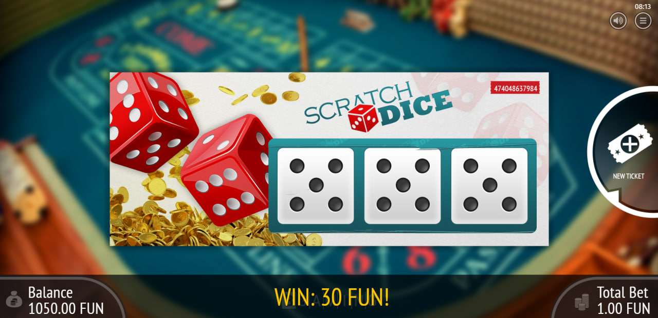 Scratch Dice by BGaming - Play2