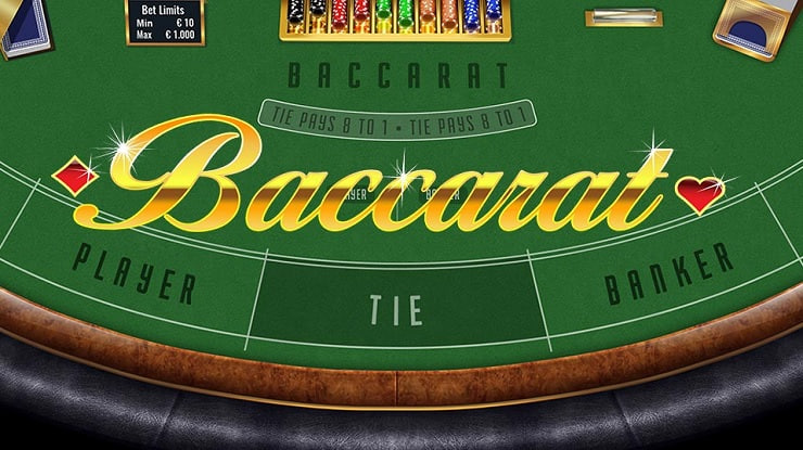 Baccarat by Rival Powered Logo