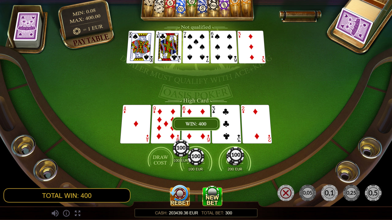 Oasis Poker by Evoplay Games - Play 2