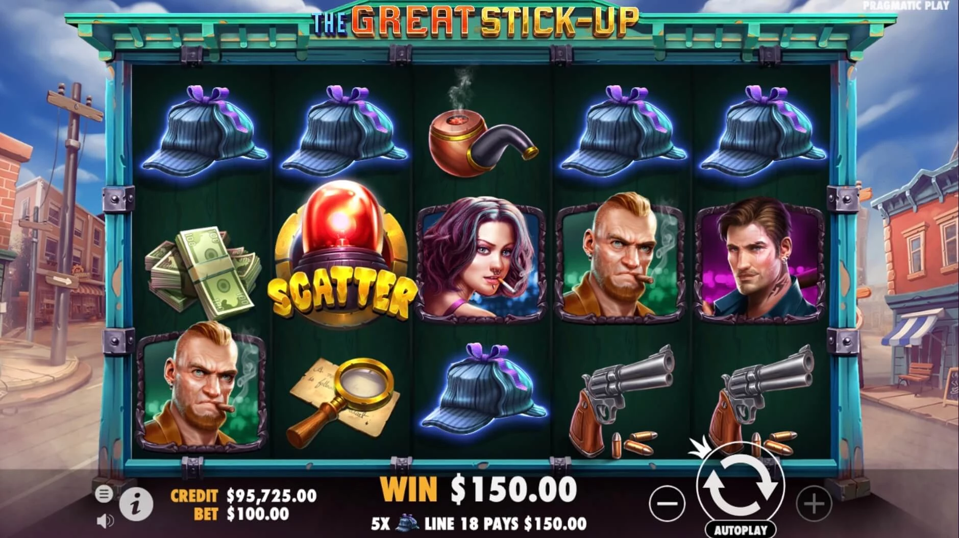 The Great Stick-up win money