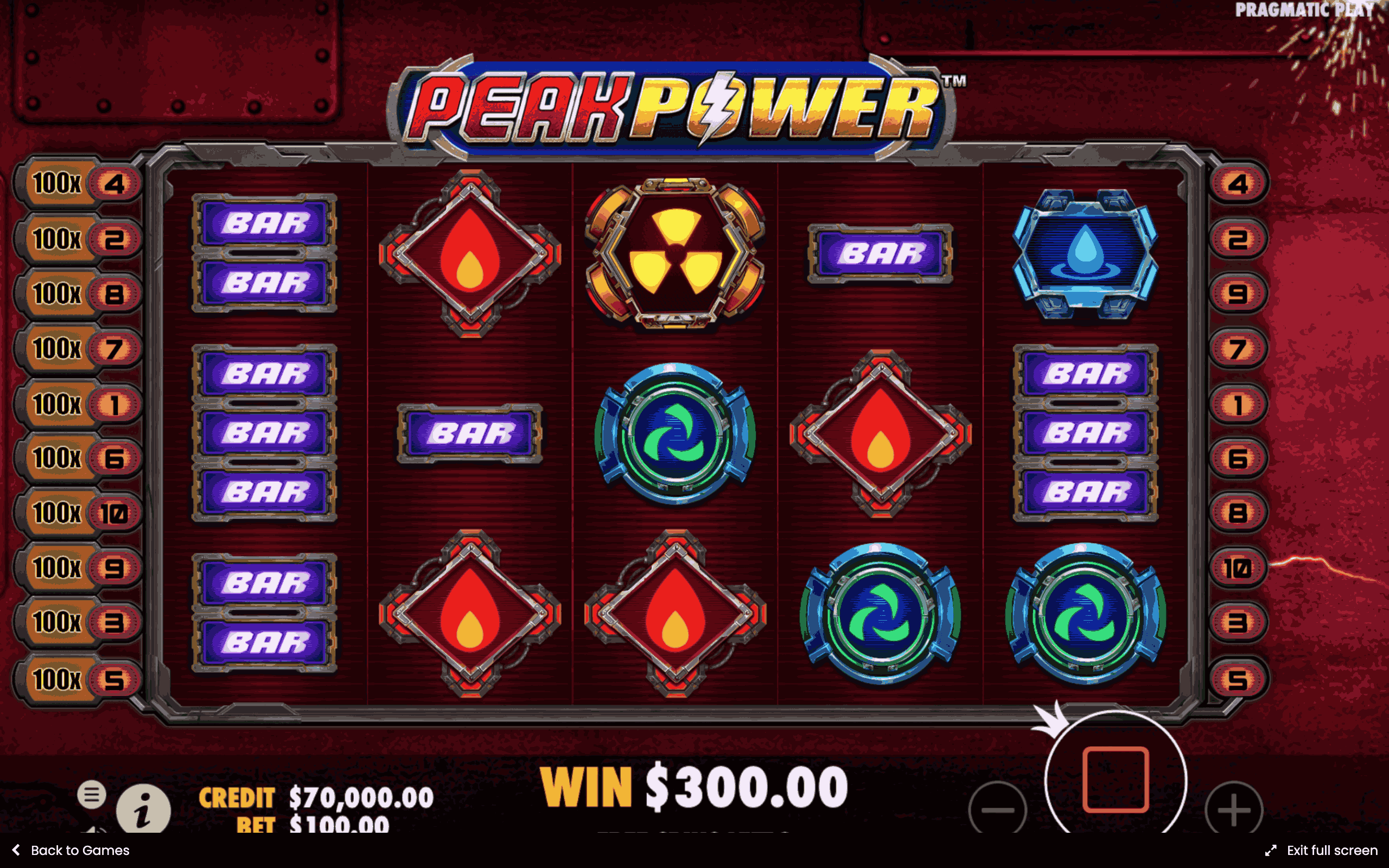 Peak Power Slot - 6