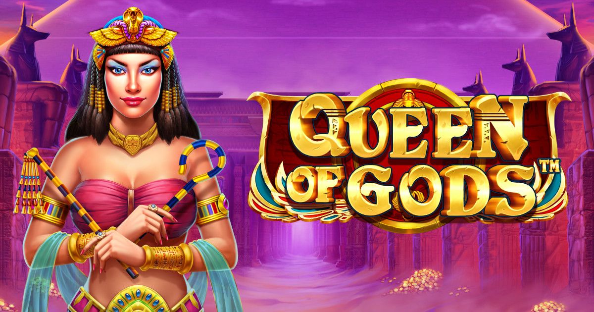 Queen of Gods Slot Logo