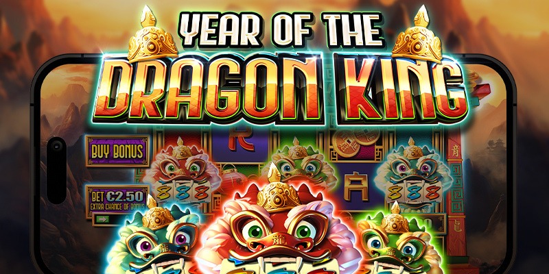 Year of the Dragon King Slot Logo