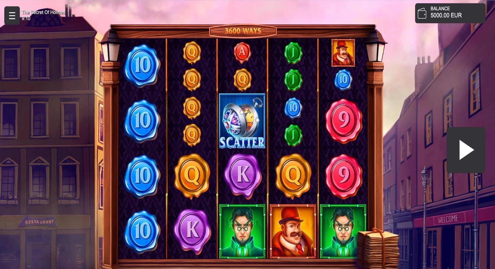 The Secret Of Holmes slot review