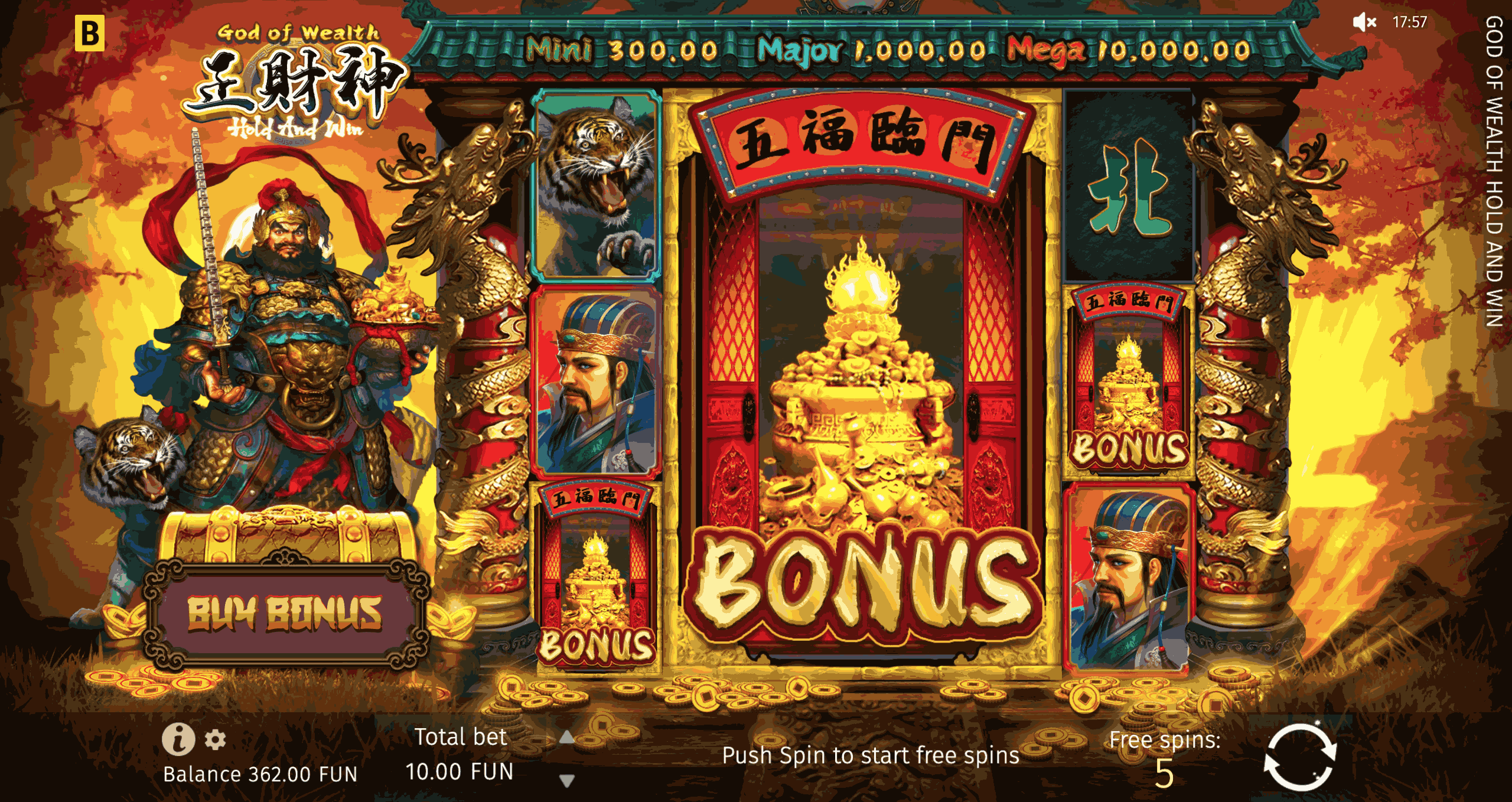 God of Wealth Hold and Win Slot - 5