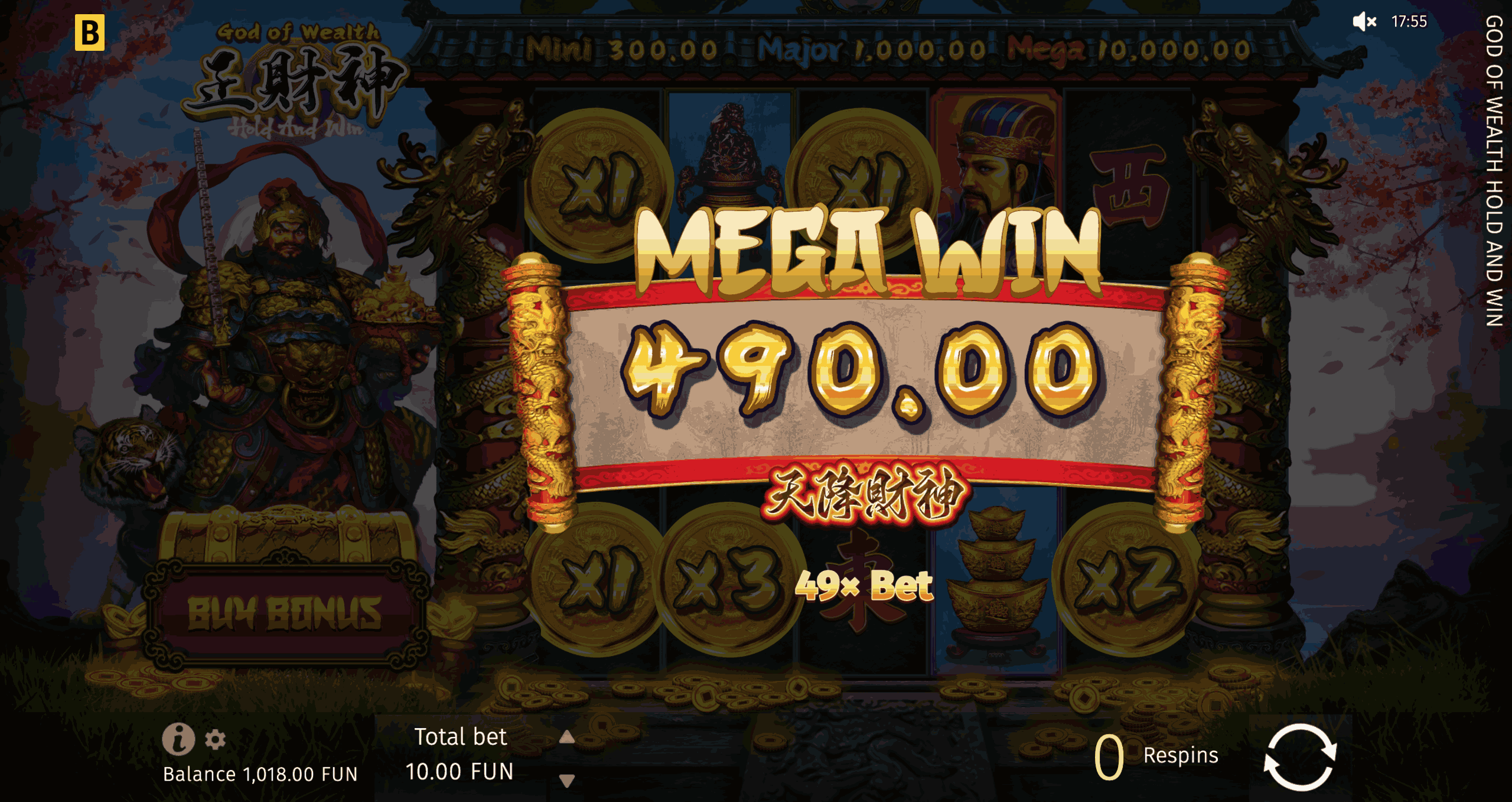 God of Wealth Hold and Win Slot - 6