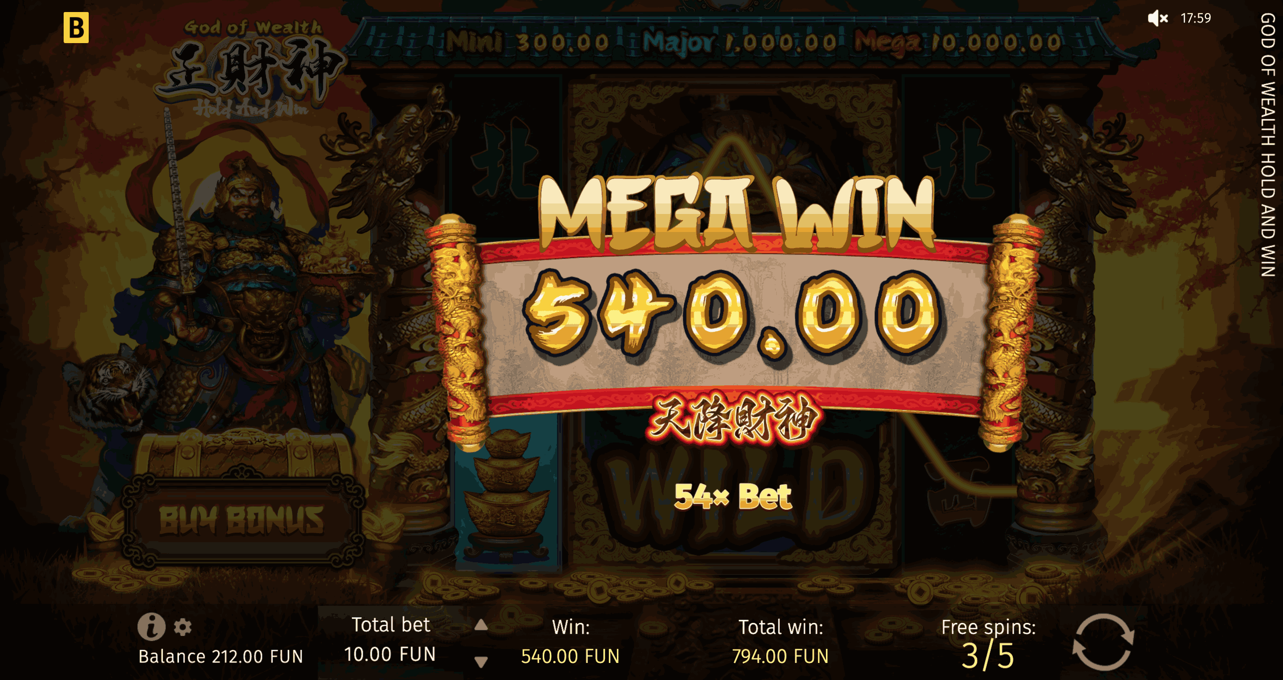 God of Wealth Hold and Win Slot - 7