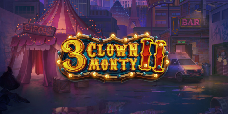 3 Clown Monty 2 Slot Logo