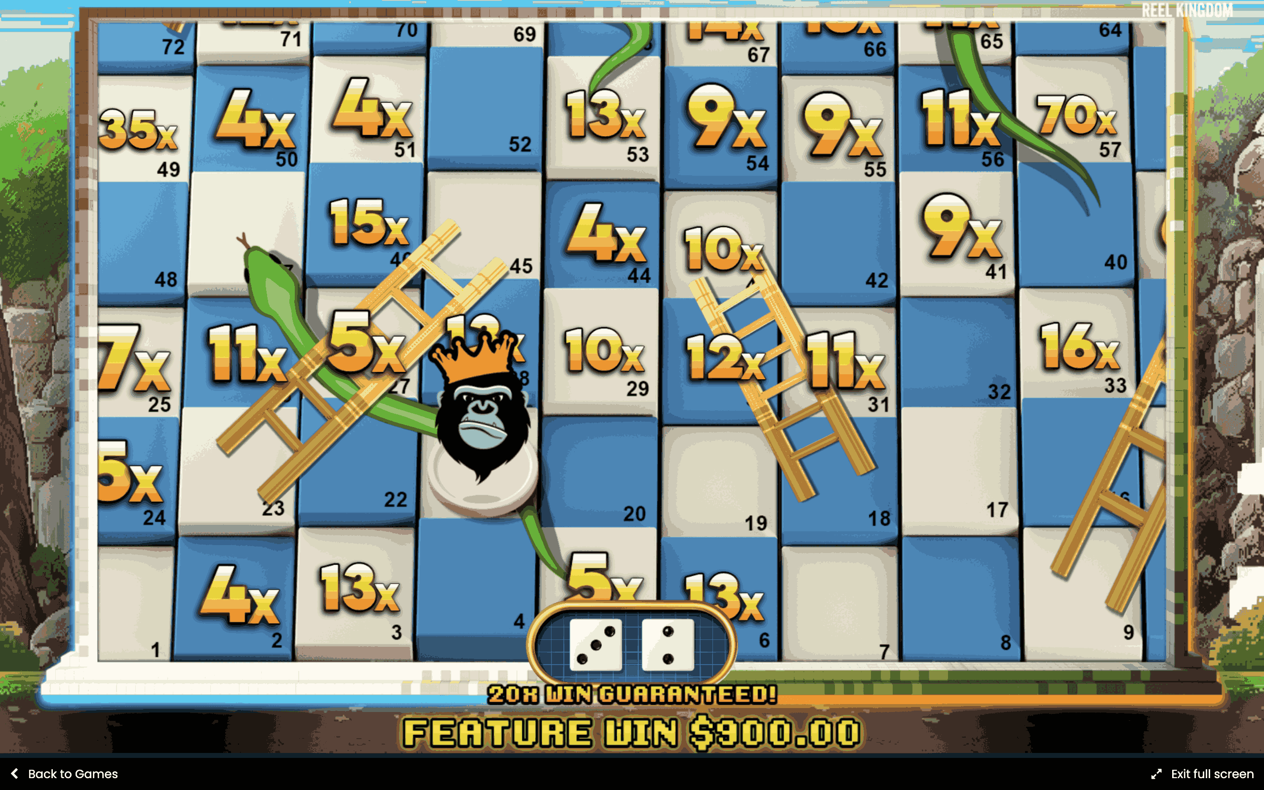 Snakes and Ladders Megadice Slot - 4