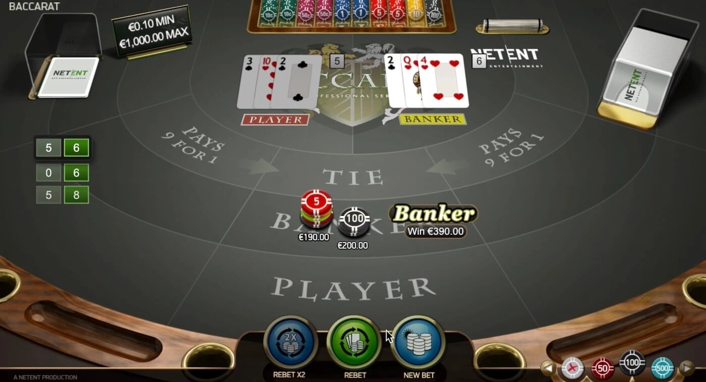 Baccarat Pro serious win