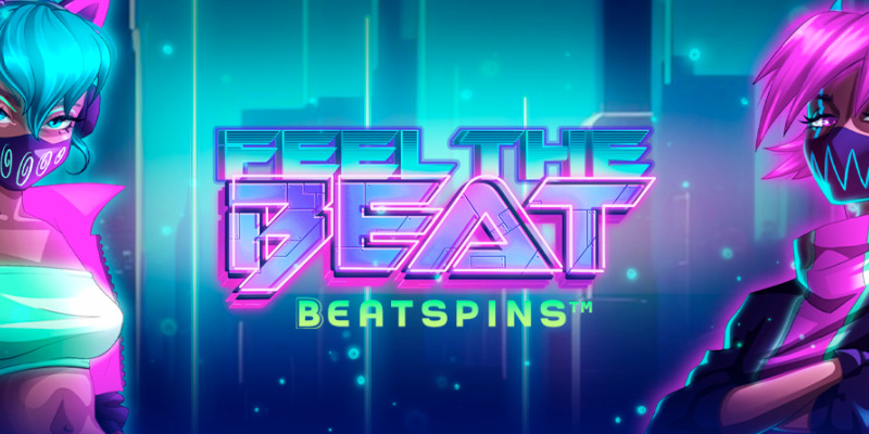 Feel the Beat Slot Logo