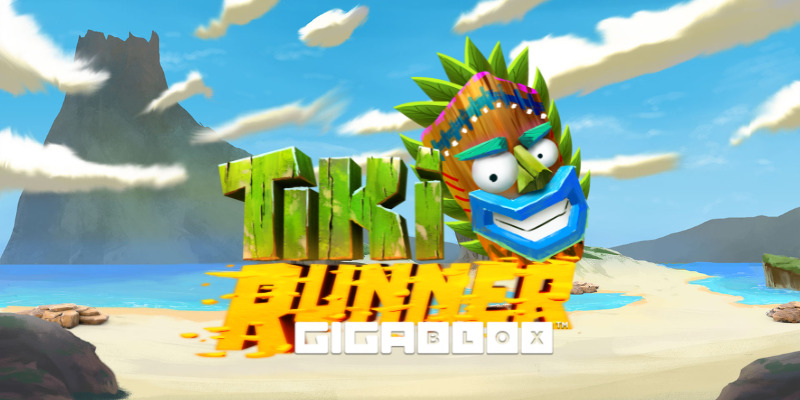 Tiki Runner GigaBlox Slot Logo