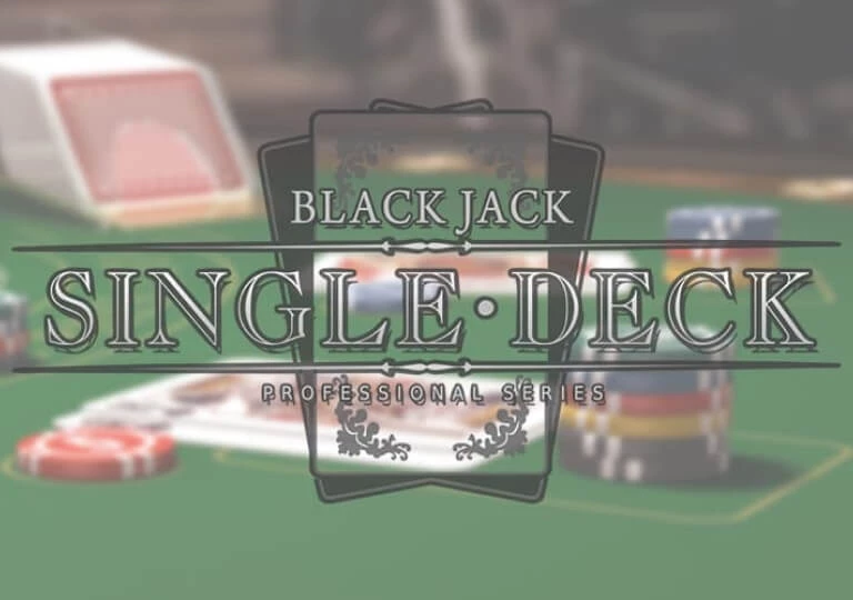 Blackjack online card game logo