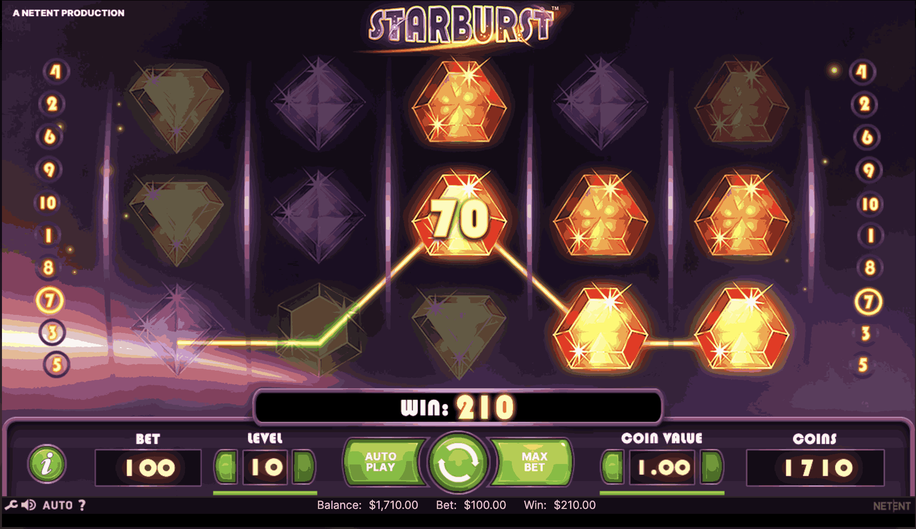 Starburst Slot Review - 3