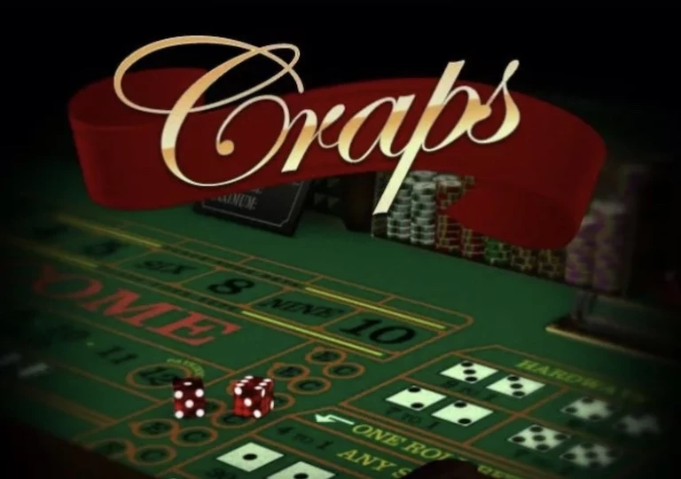 Craps dice game logo