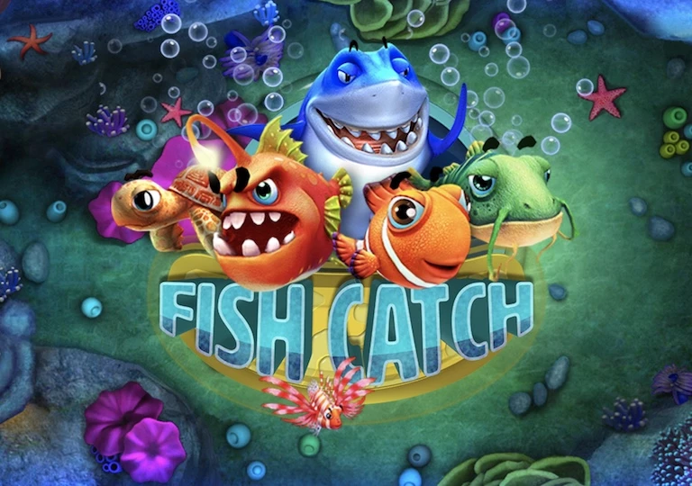 Fish Catch arcade game logo