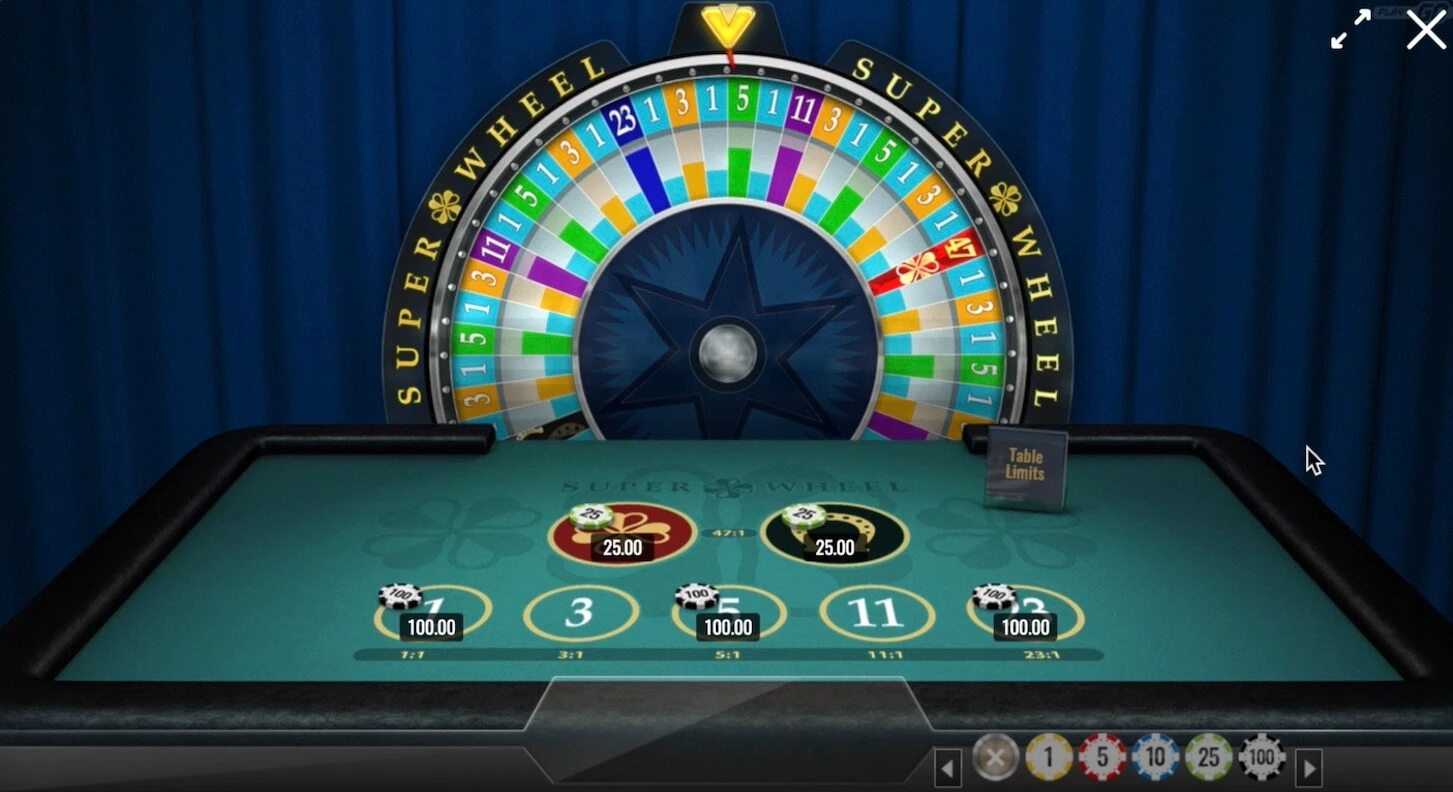 Super Wheel by Play’n Go - normal wins