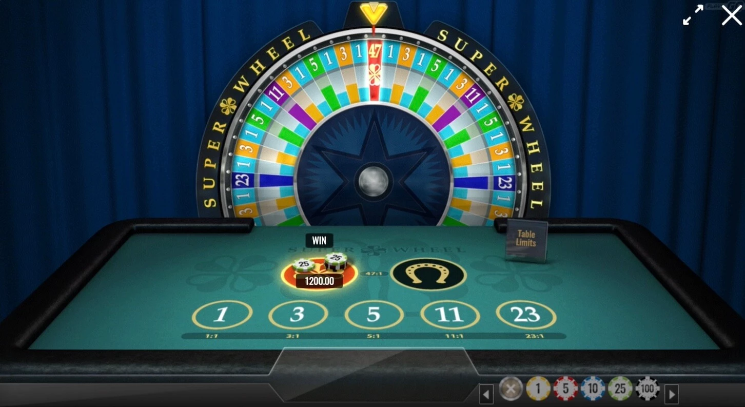 Super Wheel by Play’n Go - 1200 wins