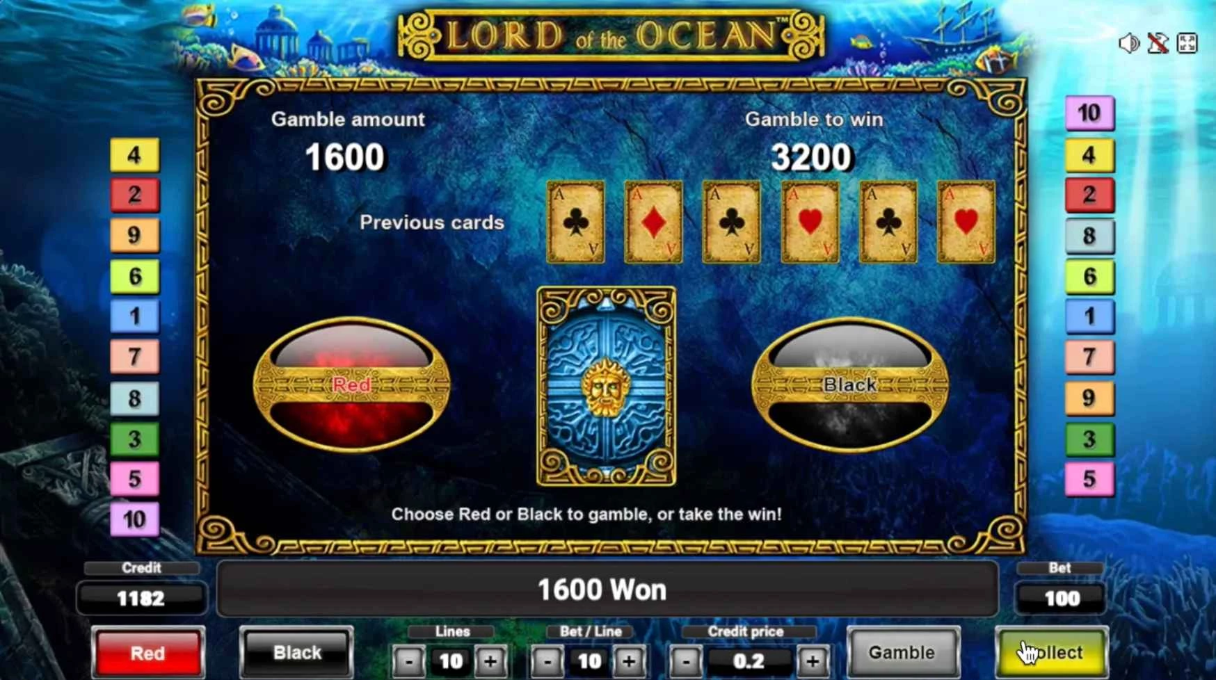 Lord of the Ocean Slot by Novomatic - Gamble