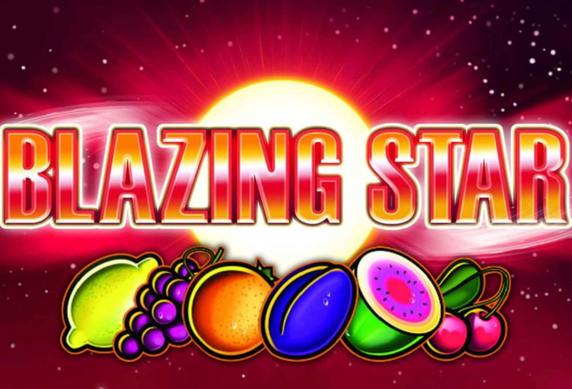 Blazing Star Slot Machine Logo