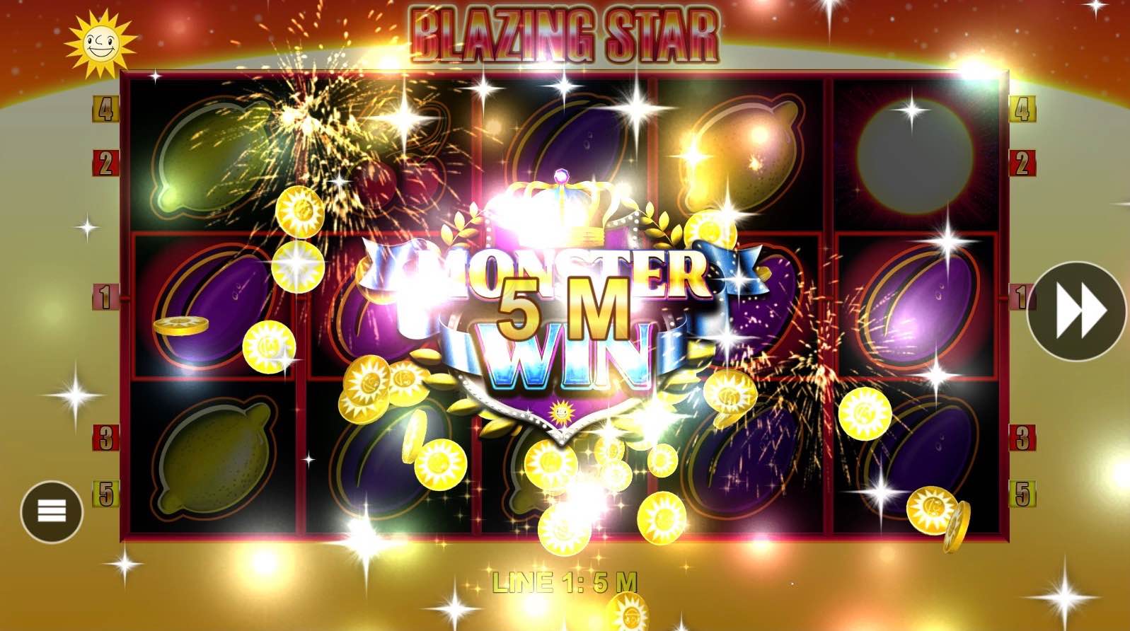 Blazing Star Slot by Rival - 5 million wins