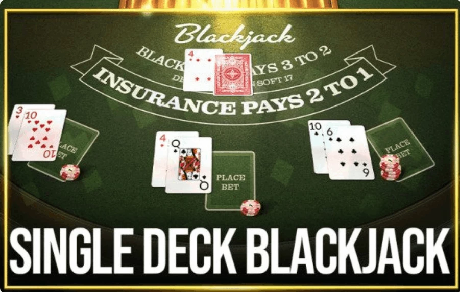 Single Deck Blackjack by BetSoft Logo