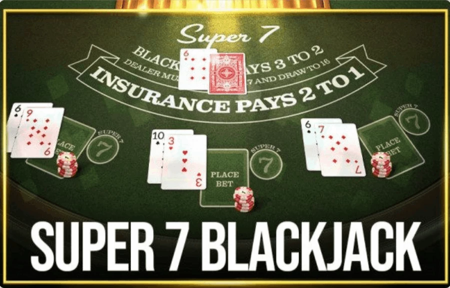 Super 7 Blackjack by BetSoft Logo