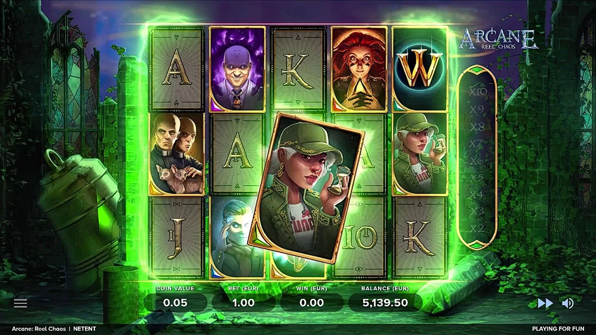 Arcane Reel Chaos Slot by NetEnt - Game Process Second