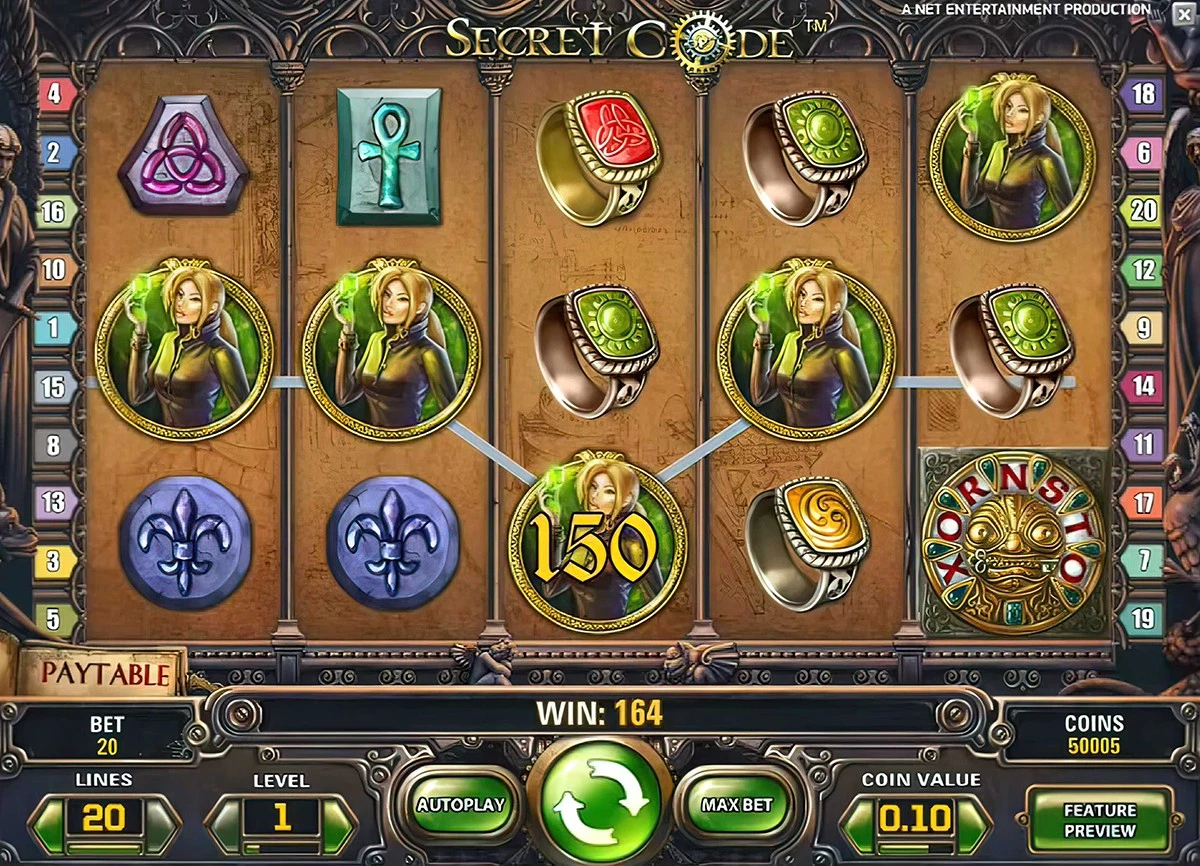 Secret Code NetEnt Win $16,4