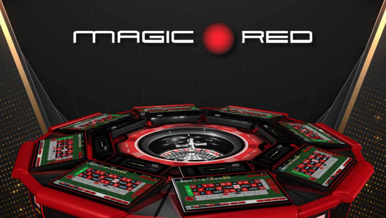 Magic Red Roulette by MGA Games Logo