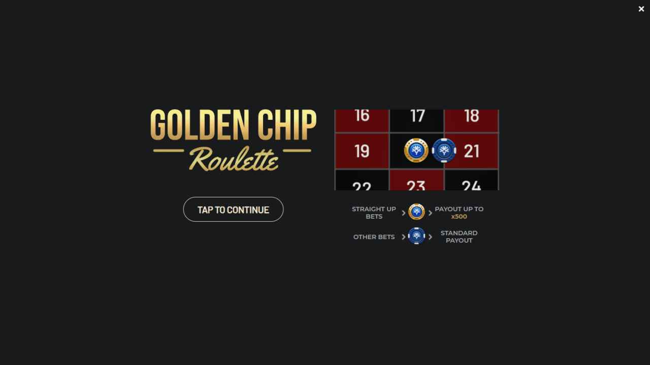Golden Chip Roulette by Yggdrasil Gaming - Play